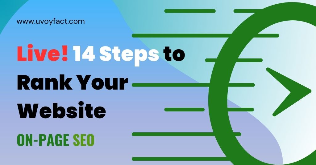 On Page SEO steps